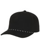 Outdoor Cap Structured Solid Back Hat black ModelQrt