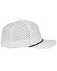 Outdoor Cap Perforated Back Rope Cap white ModelSide