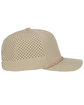 Outdoor Cap Perforated Back Rope Cap khaki ModelSide