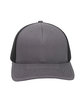 Outdoor Cap Structured Trucker With Solid Mesh Back Hat  