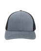 Outdoor Cap Structured Trucker With Solid Mesh Back Hat  