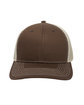 Outdoor Cap Structured Trucker With Solid Mesh Back Hat  