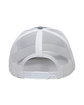 Outdoor Cap Structured Trucker With Solid Mesh Back Hat hthrd grey/ wht ModelBack