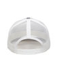 Outdoor Cap Structured Trucker With Solid Mesh Back Hat ln htrd gry/ wht ModelBack