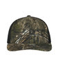 Outdoor Cap Structured Camo Trucker With Solid Mesh Back Hat  