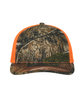 Outdoor Cap Structured Camo Trucker With Solid Mesh Back Hat  