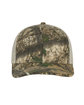 Outdoor Cap Structured Camo Trucker With Solid Mesh Back Hat  