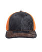 Outdoor Cap Structured Camo Trucker With Solid Mesh Back Hat  