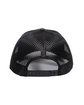 Outdoor Cap Structured Camo Trucker With Solid Mesh Back Hat krptek raid/ blk ModelBack