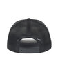 Outdoor Cap Structured Camo Trucker With Solid Mesh Back Hat multcam blk/ blk ModelBack