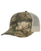 Outdoor Cap Structured Camo Trucker With Solid Mesh Back Hat realtree apx/tan ModelQrt