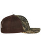 Outdoor Cap Structured Camo Trucker With Solid Mesh Back Hat msy oak cnt/ brw ModelSide