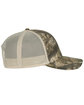 Outdoor Cap Structured Camo Trucker With Solid Mesh Back Hat realtree apx/tan ModelSide