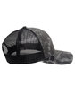 Outdoor Cap Structured Camo Trucker With Solid Mesh Back Hat krptek raid/ blk ModelSide