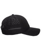 Outdoor Cap Perforated Back Cap black ModelSide