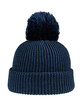 Outdoor Cap Oversized Watch Cap With Pom midnight blue ModelQrt