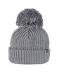 Outdoor Cap Oversized Watch Cap With Pom charcoal ModelSide