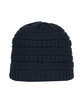 Outdoor Cap Cable Knit Beanie navy ModelSide