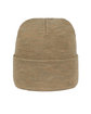 Outdoor Cap Knit Beanie heatherd oatmeal ModelBack