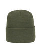 Outdoor Cap Knit Beanie heathered olive ModelBack