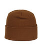 Outdoor Cap Knit Beanie brown ModelSide