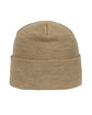 Outdoor Cap Knit Beanie heatherd oatmeal ModelSide