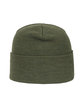 Outdoor Cap Knit Beanie heathered olive ModelSide