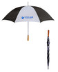 Prime Line Jumbo Golf Umbrella 60" black/ white DecoFront