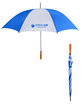 Prime Line Jumbo Golf Umbrella 60" reflex blue/ wh DecoFront