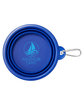 Prime Line Collapsible Pet Bowl With Carabiner royal DecoFront