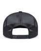 Pacific Headwear Eco Trucker Cap black ModelBack