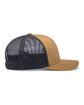 Pacific Headwear Eco Trucker Cap buck/ lt chr/bck ModelSide