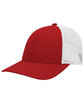 Pacific Headwear Low-Pro Trucker Cap red/ white/ red ModelQrt