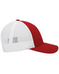 Pacific Headwear Low-Pro Trucker Cap red/ white/ red ModelSide
