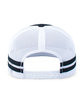 Pacific Headwear Low-Profile Stripe Trucker Cap navy/ wht/ navy ModelBack