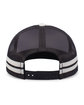 Pacific Headwear Low-Profile Stripe Trucker Cap brch/ l ch/ brch ModelBack