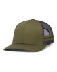 Pacific Headwear Low-Profile Stripe Trucker Cap moss/ l chr/ mos ModelQrt