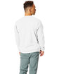Hanes Unisex Ecosmart Crewneck Sweatshirt white ModelBack