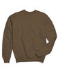 Hanes Unisex Ecosmart Crewneck Sweatshirt army brown FlatFront