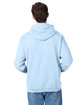 Hanes Unisex Ecosmart Pullover Hooded Sweatshirt light blue ModelBack