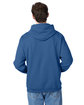 Hanes Unisex Ecosmart Pullover Hooded Sweatshirt denim ModelBack