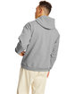 Hanes Unisex Ecosmart Pullover Hooded Sweatshirt light steel ModelBack