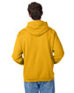 Hanes Unisex Ecosmart Pullover Hooded Sweatshirt gold ModelBack
