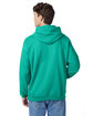 Hanes Unisex Ecosmart Pullover Hooded Sweatshirt kelly green ModelBack