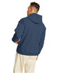 Hanes Unisex Ecosmart Pullover Hooded Sweatshirt heather navy ModelBack