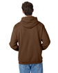 Hanes Unisex Ecosmart Pullover Hooded Sweatshirt army brown ModelBack