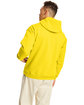 Hanes Unisex Ecosmart Pullover Hooded Sweatshirt athletic yellow ModelBack
