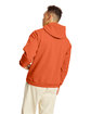 Hanes Unisex Ecosmart Pullover Hooded Sweatshirt texas orange ModelBack