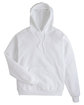 Hanes Unisex Ecosmart Pullover Hooded Sweatshirt white FlatFront