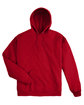 Hanes Unisex Ecosmart Pullover Hooded Sweatshirt deep red FlatFront